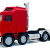 K100 5 Bar Grill Twin Steer Truck Tractor Red 1/87 (HO) Plastic Model Car by Promotex