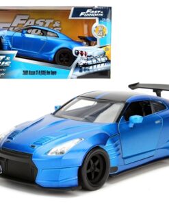 Brian’s 2009 Nissan GTR R35 Blue Ben Sopra “Fast & Furious” Movie 1/24 Diecast...
